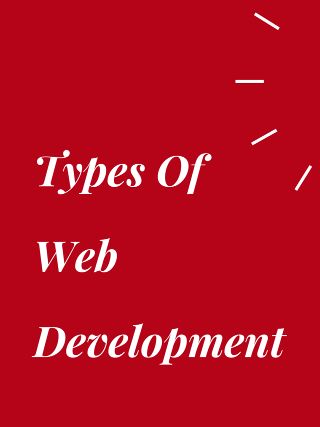 Read more about the article 3 Types of web development